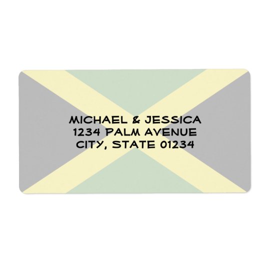 Jamaica Flag Etiket (Voorkant)