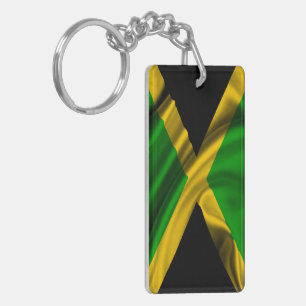 Jamaica Flag Fabric Sleutelhanger