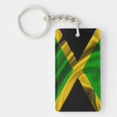 Jamaica Flag Fabric Sleutelhanger (Voorkant)