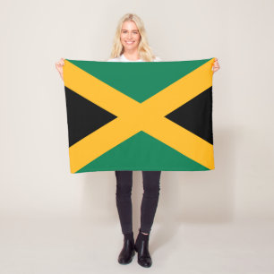 Jamaica Flag Fleece Deken