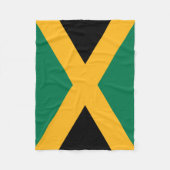 Jamaica Flag Fleece Deken (Voorkant)