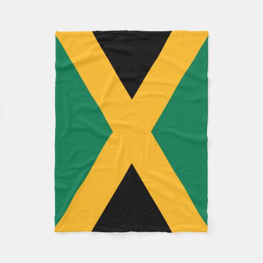 Jamaica Flag Fleece Deken (Voorkant)