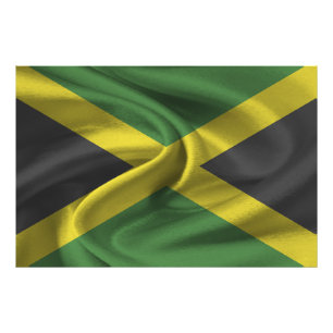 Jamaica Flag Foto Afdruk