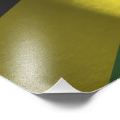 Jamaica Flag Foto Afdruk (Hoek)