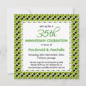 JAMAICA FLAG GEPERSONALISEERD JUBILEUM KAART (Voorkant)