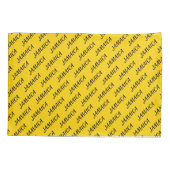 JAMAICA FLAG Gepersonaliseerd omkeerbaar Kussensloop (Achterkant)