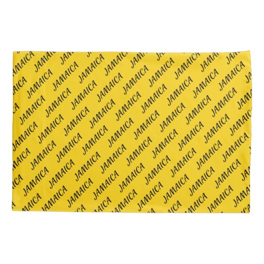 JAMAICA FLAG Gepersonaliseerd omkeerbaar Kussensloop (Achterkant)