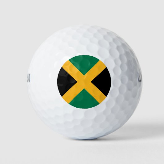 Jamaica Flag Golfballen (Voorkant)