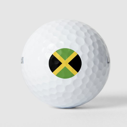 Jamaica Flag Golfballen (Voorkant)