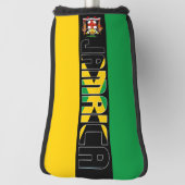 Jamaica Flag Gorheerlijk Patriotic Golfheadcover (Draai 90)
