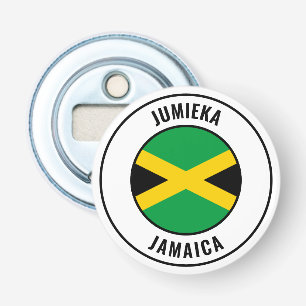 Jamaica Flag: groots patriottische bottenopener Button Flesopener