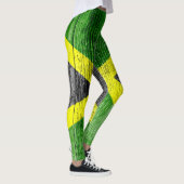 Jamaica Flag Grungy Distress Board Leggings (Rechts)