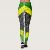Jamaica Flag Grungy Distress Board Leggings (Achterkant)