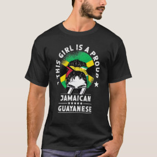 Jamaica Flag Guyana Grown Women Girl Citizen Pride T-shirt