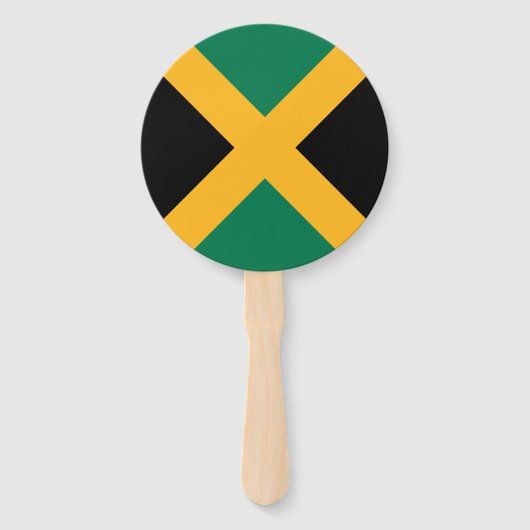 Jamaica Flag Handwaaier (Achterkant)