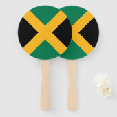 Jamaica Flag Handwaaier (Voorkant en achterkant)