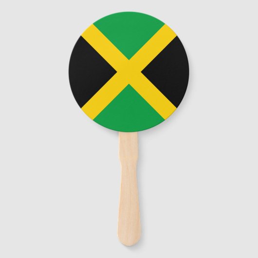 Jamaica Flag Handwaaier (Achterkant)