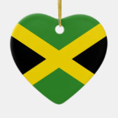 Jamaica Flag Heart Ornament (Voorkant)