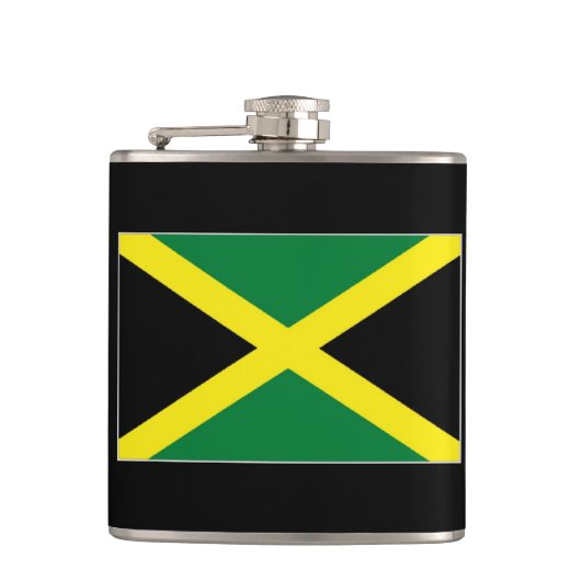 Jamaica Flag Heupfles (Voorkant)