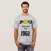 Jamaica Flag Independence Celebration T-shirt (Voorkant volledig)
