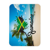 Jamaica Flag Island - Proud Jamaicans - Magnet Magneet (Verticaal)