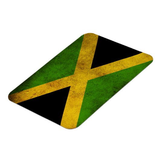 Jamaica Flag Island - Proud Jamaicans - Magnet Magneet (Linkerzijde)
