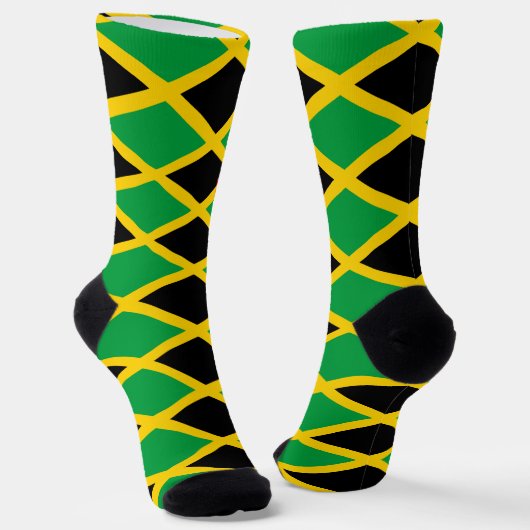 Jamaica Flag Jah Rastafari Blessed Love Socks Sokken (Gebogen)