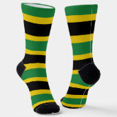 Jamaica Flag Jah Rastafari Rasta Reggae Socks Sokken (Gebogen)