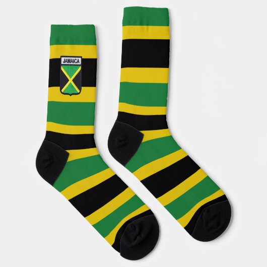 Jamaica Flag Jah Rastafari Rasta Reggae Socks Sokken (Rechts)