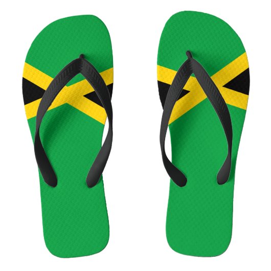 Jamaica Flag Jamaican Caribbean Carnaval Teenslippers (Voetbed)