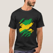 Jamaica Flag Jamaican T-shirt (Voorkant)