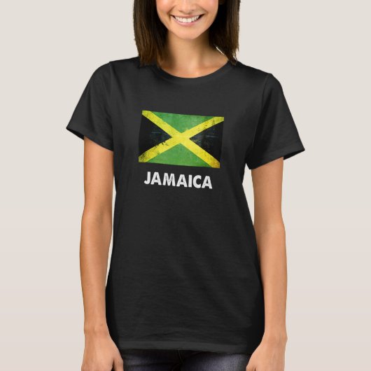 Jamaica Flag Jamaican T-shirt (Voorkant)
