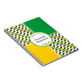 JAMAICA Flag | Kaartoverzicht | Zalm Notitieboek (Rechterzijde)