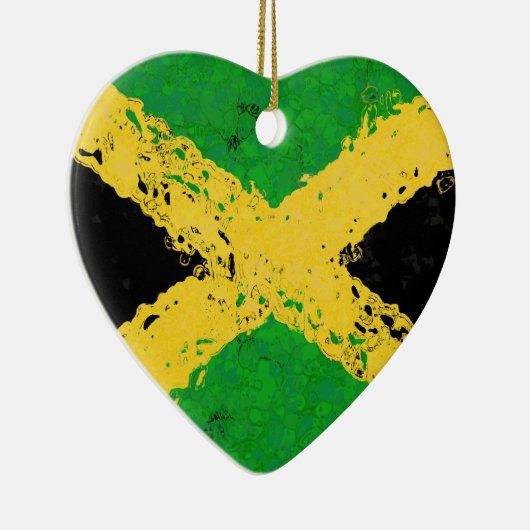 JAMAICA FLAG KERAMISCH ORNAMENT (Rechts)