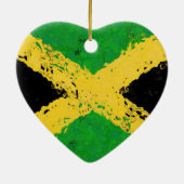 JAMAICA FLAG KERAMISCH ORNAMENT (Achterkant)