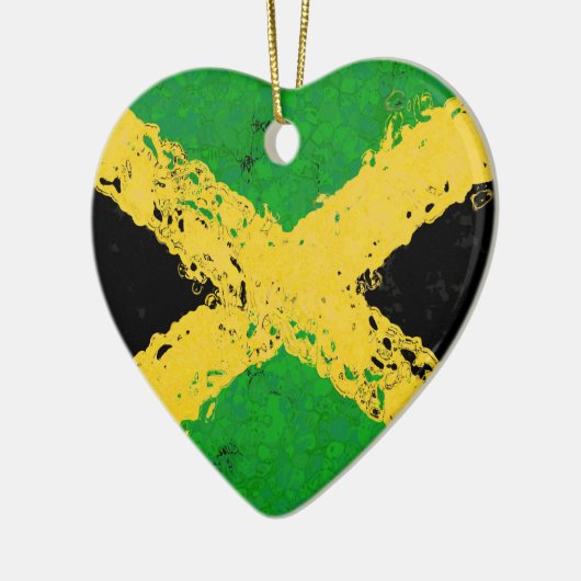 JAMAICA FLAG KERAMISCH ORNAMENT (Links)