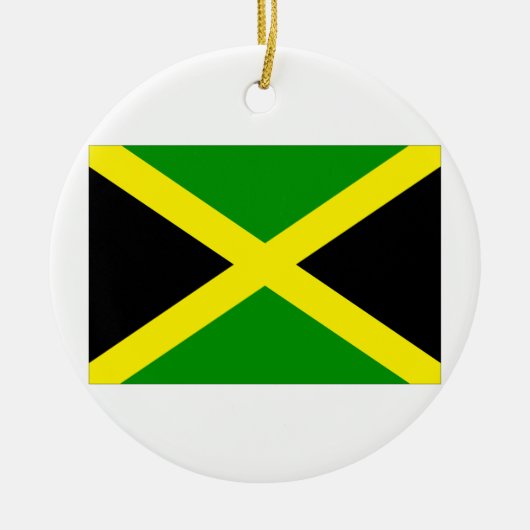 Jamaica Flag Keramisch Ornament (Voorkant)