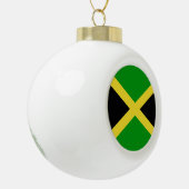 Jamaica Flag Keramische Bal Ornament (Links)
