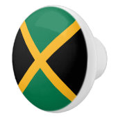 Jamaica Flag Keramische Knop (Rechts)