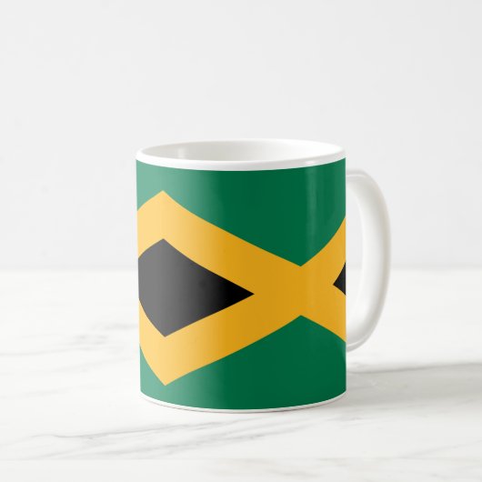 Jamaica Flag Keramische Mok (Voorkant rechts)
