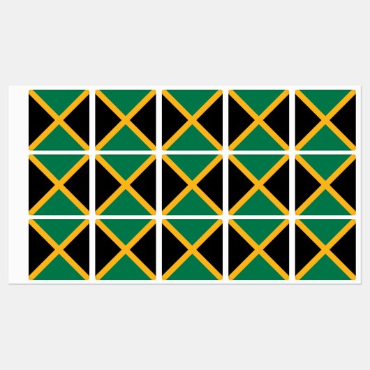 Jamaica Flag Labels (Vel)