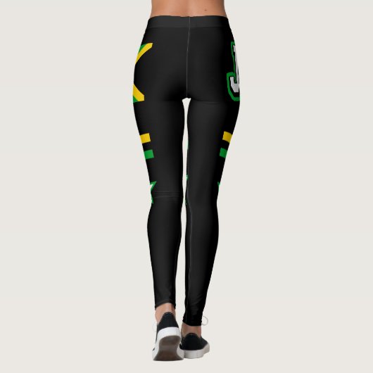 Jamaica Flag Leggings (Achterkant)