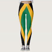Jamaica Flag Leggings (Voorkant)