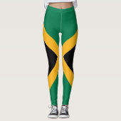 Jamaica Flag Leggings (Voorkant)