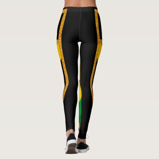 Jamaica Flag Leggings (Achterkant)