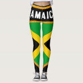 Jamaica Flag Leggings (Voorkant)