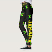 JAMAICA FLAG LEGGINGS BLACK HAVIC ACD (Links)