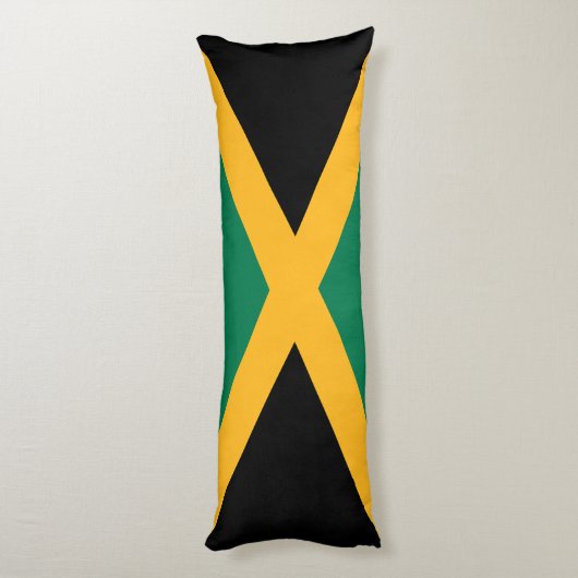 Jamaica Flag Lichaamskussen (Achterkant (Verticaal))