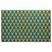 Jamaica Flag Love Heart Pattern Stof (Yard (91,4 cm))
