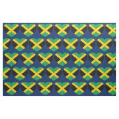 Jamaica Flag Love Heart Pattern Stof (Fat Quarter)